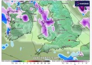 英国降雪：天气地图变成紫色，显示英国人预计北极暴风雪的确切日期