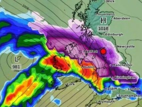 英国的雪景地图显示了确切的日期，550英里长的巨大雪墙将覆盖英国，使英国几乎看不见